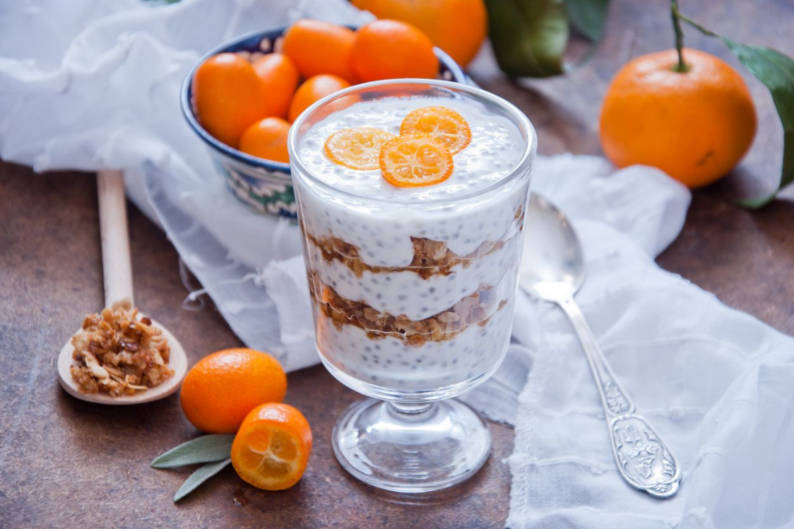Апельсиновий пудинг з чіа