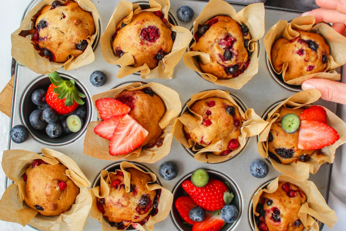 Фітнес рецепт: Мафіни з протеїновою горіховою пастою Nuts & Whey