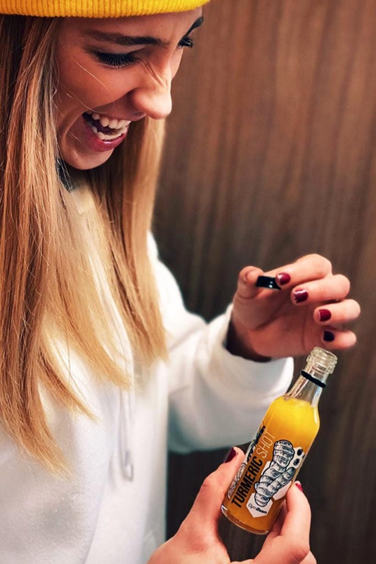 Kurkuma ako shot a nápoj