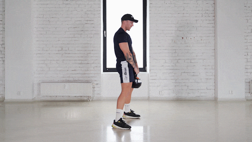 Як правильно виконувати планку з гирею + станову тягу