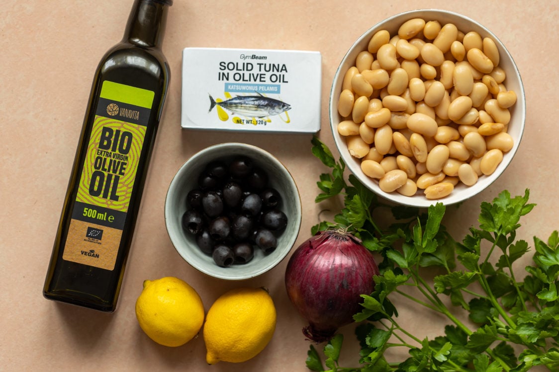 Квасолевий салат з тунцем - Інгредієнти