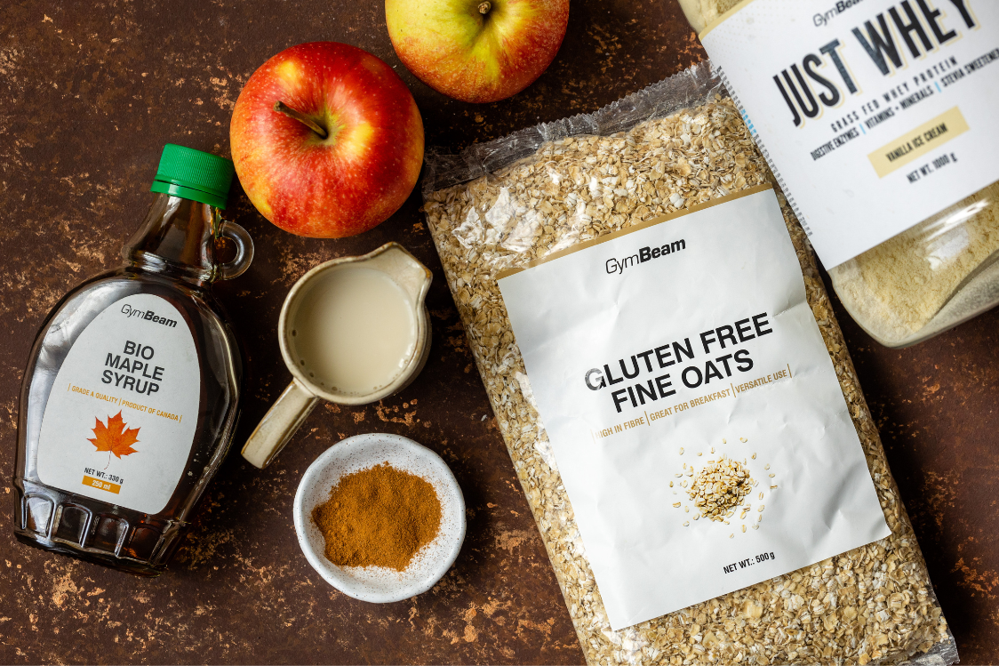 Вівсяні млинці з яблуком та корицею - інгредієнти