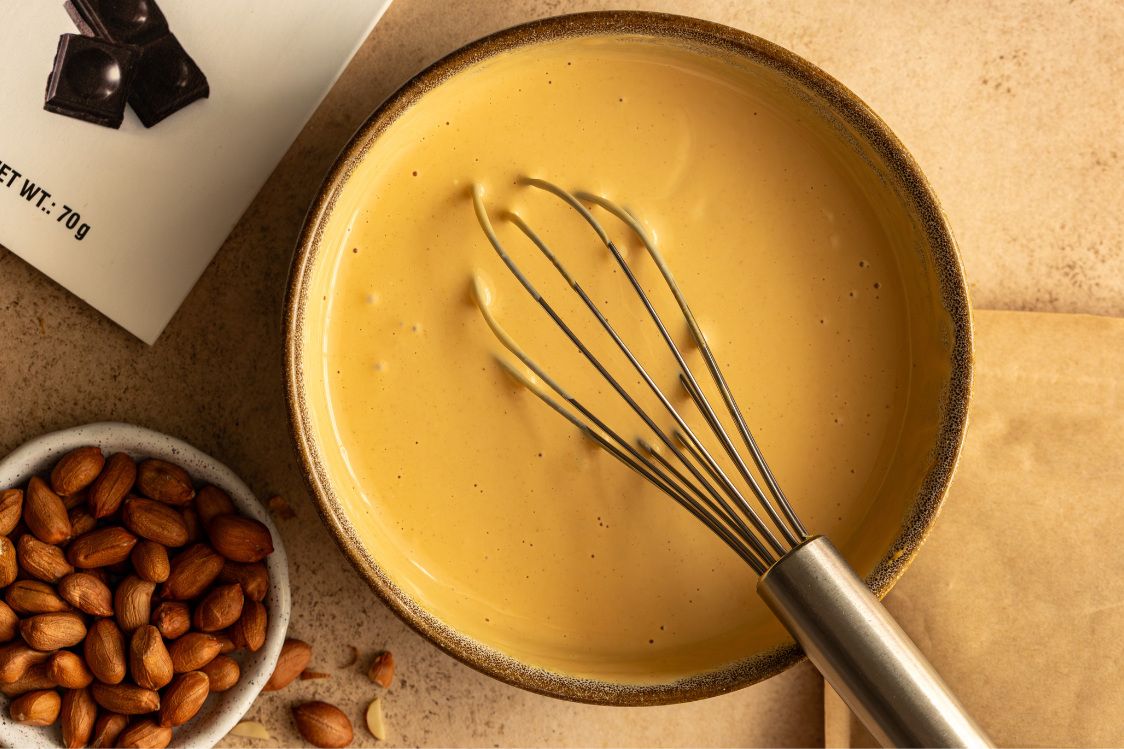 Арахісове морозиво із чорним шоколадом - спосіб приготування