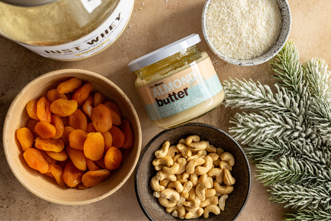 Кокосово-абрикосові кульки без випікання - інгредієнти