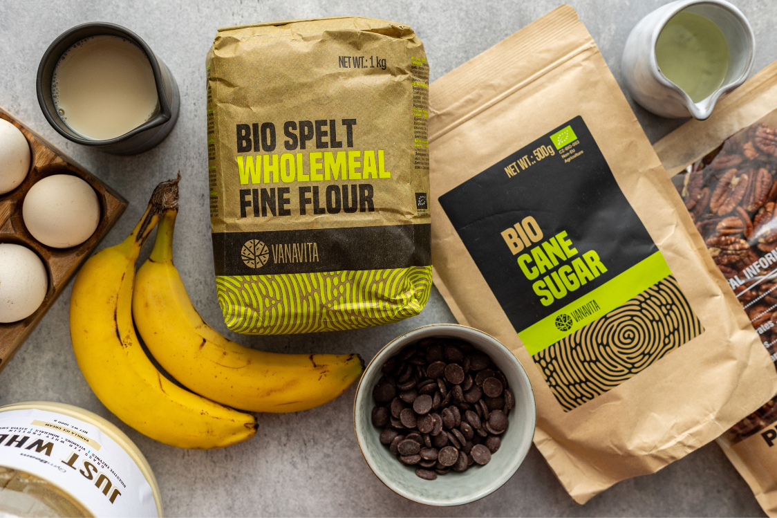 Соковитий банановий пиріг - інгредієнти