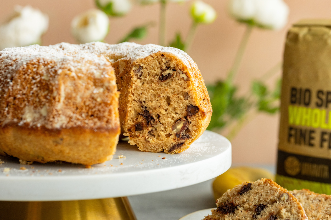 Соковитий банановий пиріг