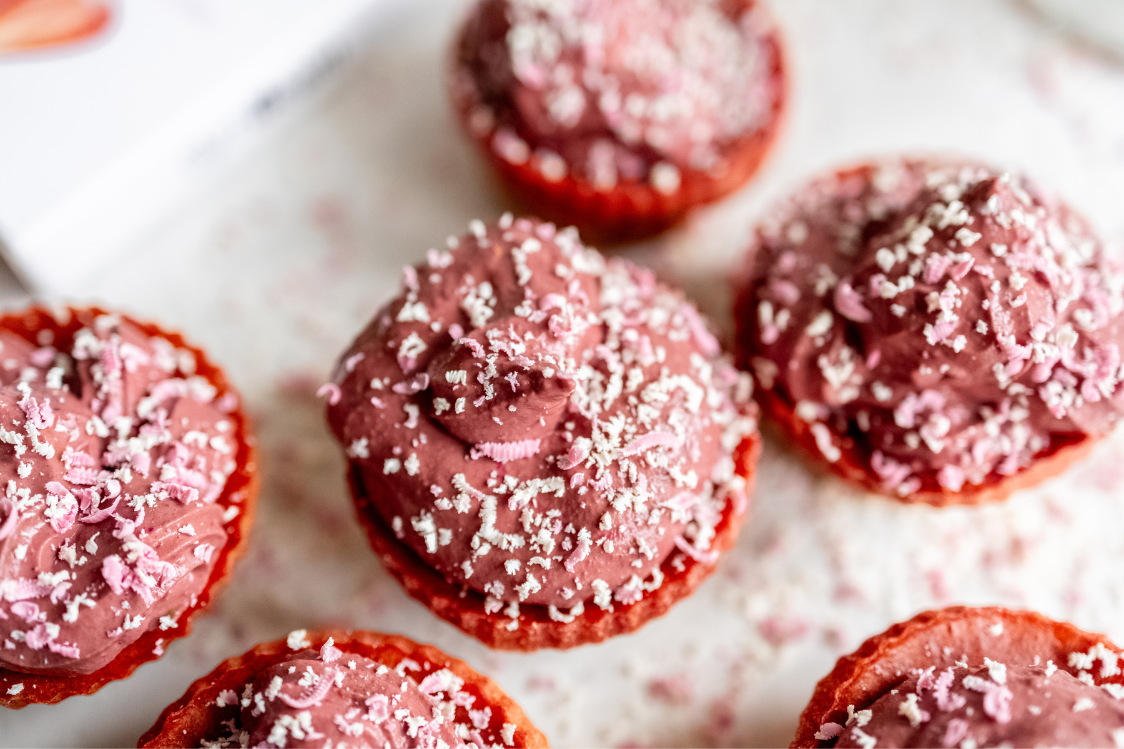 Капкейки до Дня святого Валентина 