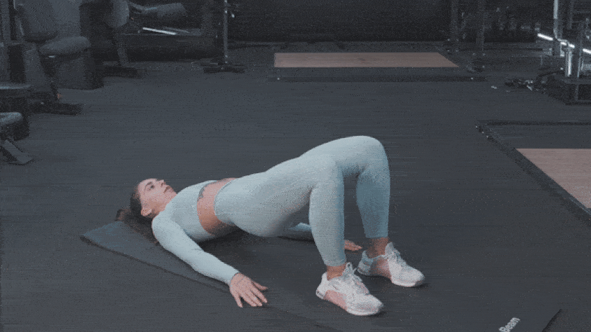 Вправа - Поперемінний сідничний міст