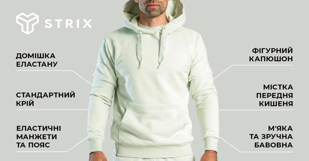 Mikina Hoodie Aster Moon Grey - STRIX