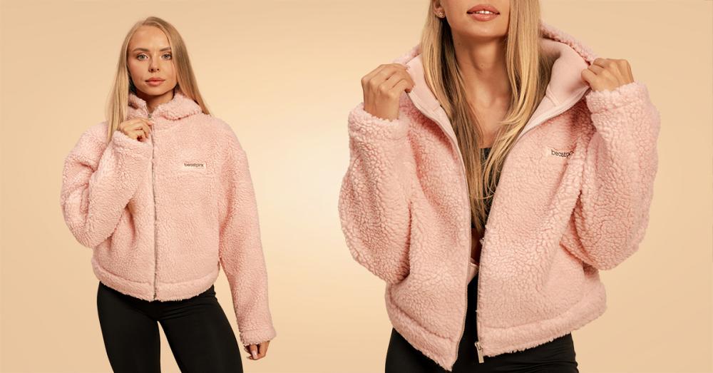 Жіноча толстовка Bliss Hoodie Jacket Pink - BeastPink