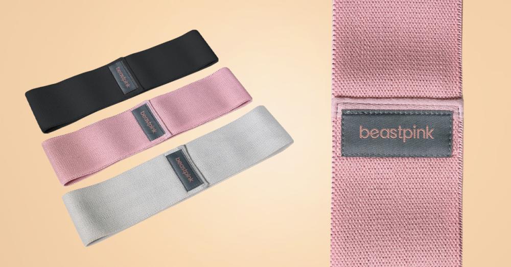 Booty Band Resistance Bands Set - Beast Pink