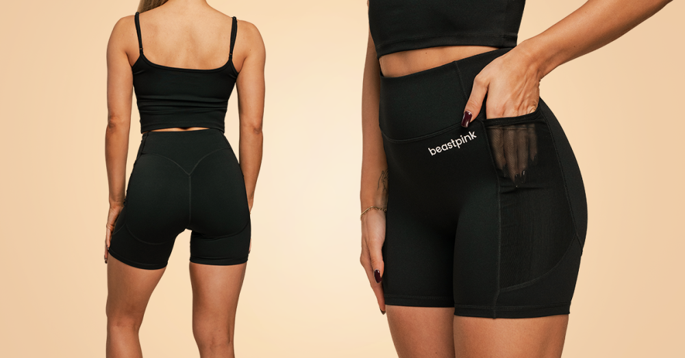 Женские шорты Breeze Black - BeastPink