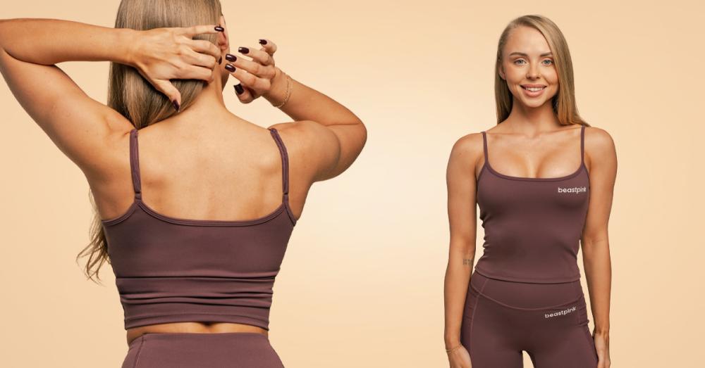 Жіноча майка Breeze Tank Top Mulberry - BeastPink