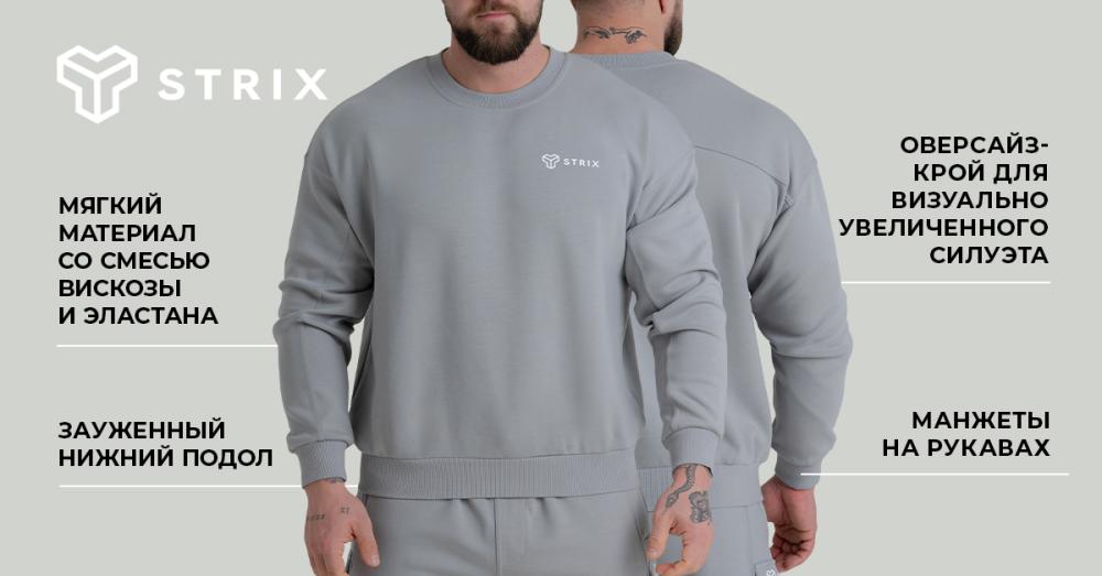 ZOA Relaxed Sweatshirt Black - STRIX