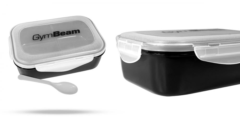 Fit Prep Food Container Черный - GymBeam