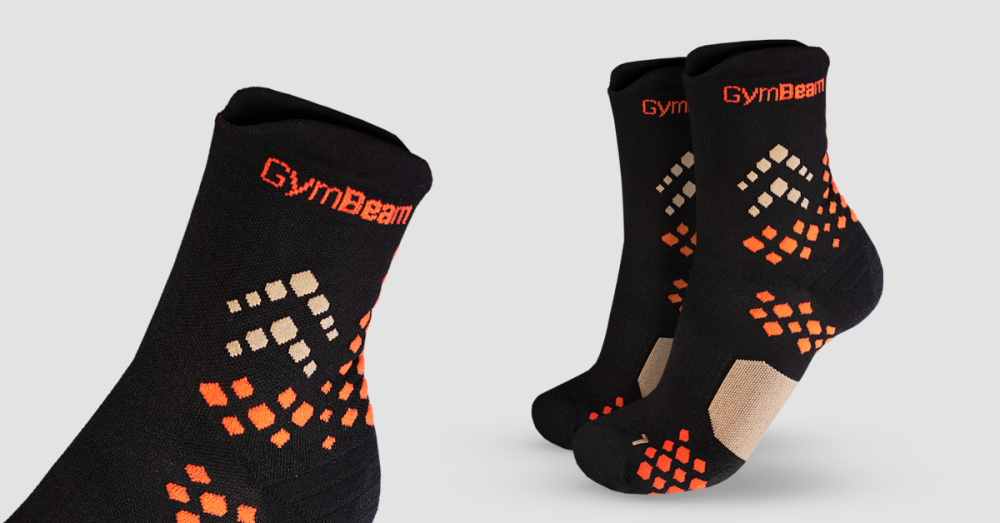 Шкарпетки для бігу Pulse Running Socks Black - GymBeam