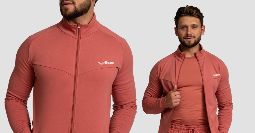 Limitless Zipper Sweatshirt Cinnamon - GymBeam