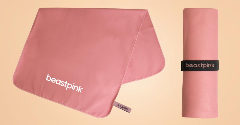 Maxi Sports Towel Pink - BeastPink