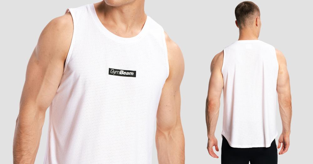 Tank Top Combat White - GymBeam