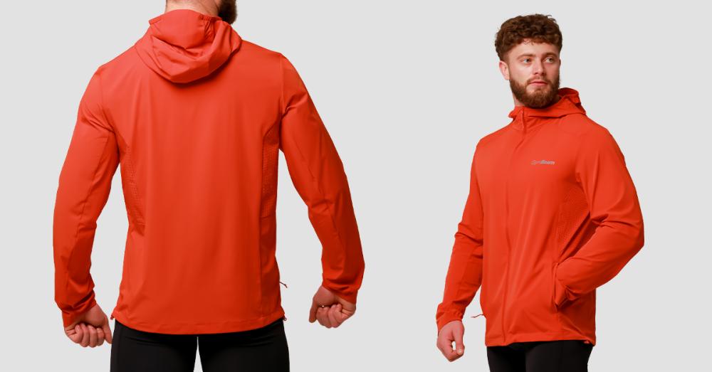 Куртка для бігу Pulse Running Jacket Orange - GymBeam