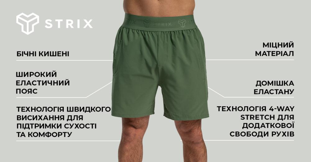 Lunar Shorts Cedar Green - STRIX