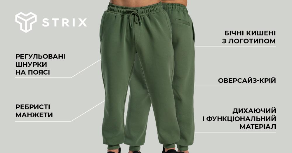 Relaxed Joggers Cedar Green - STRIX