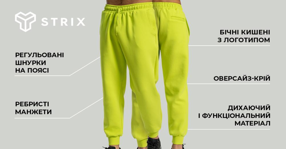 Relaxed Joggers Chartreuse - STRIX