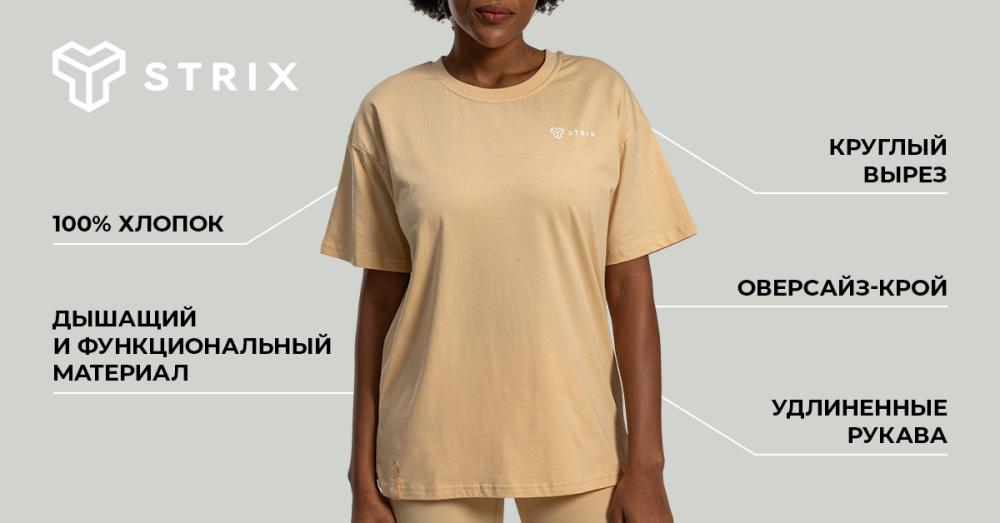 Dámske tričko Lunar Oversized Sandshell - STRIX