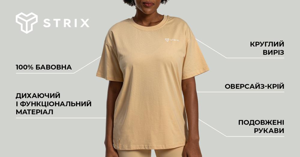 Dámske tričko Lunar Oversized Sandshell - STRIX