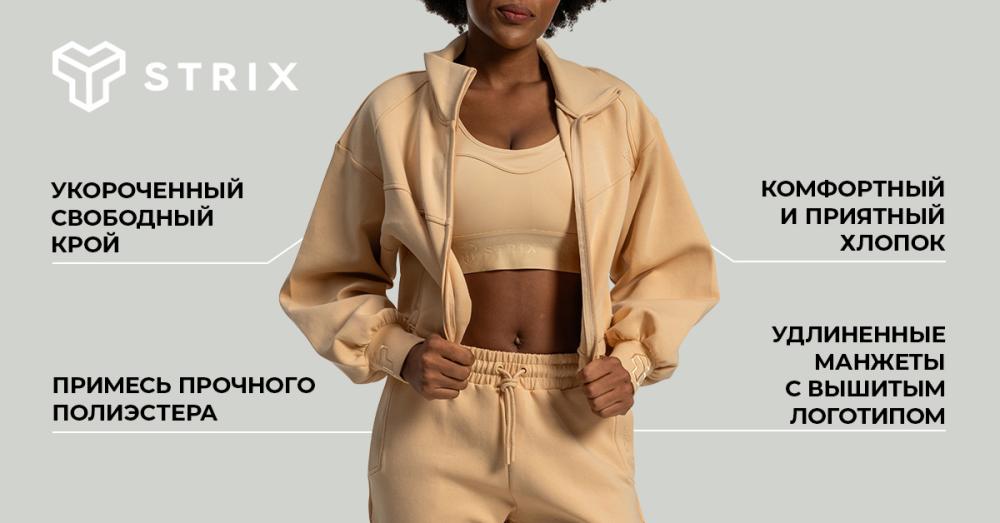 Dámska mikina Lunar Zip-Up Sandshell - STRIX