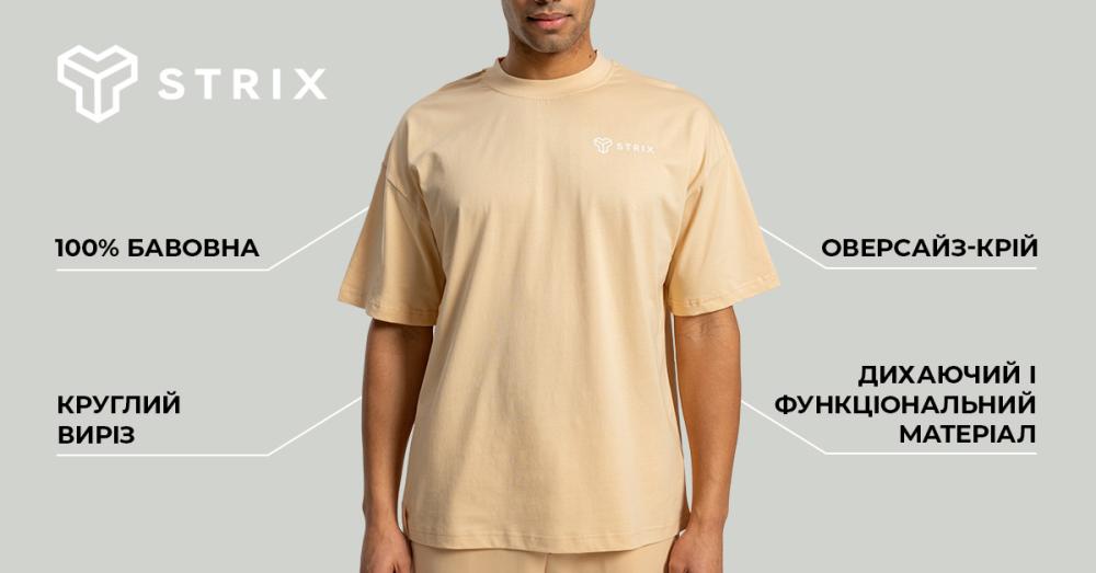 Oversized Tee Sandshell - STRIX