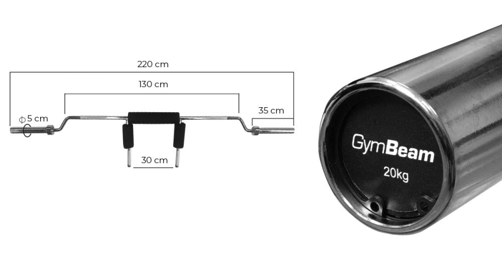 Safety Squat Bar LIFTER - GymBeam