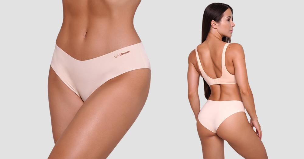 Трусики безшовні Classic Seamless 3Pack Beige - GymBeam