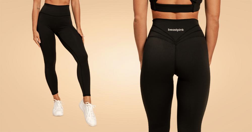 Жіночі легінси Sense Black - BeastPink