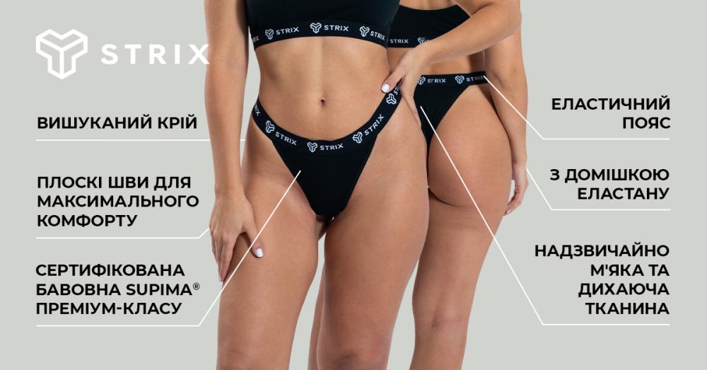 Essential Thongs 2Pack Black - STRIX