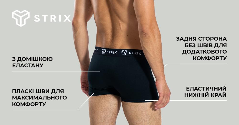 Чоловічі боксери Essential 2Pack Black - STRIX