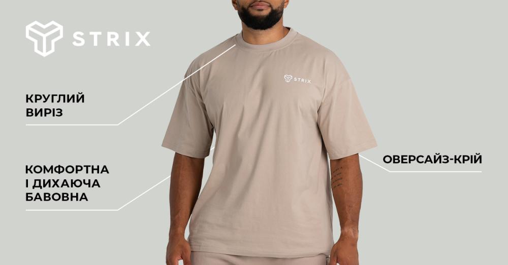 Футболка випрана велика чорна - STRIX