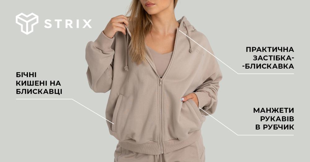 Жіноче худі на блискавці - STRIX