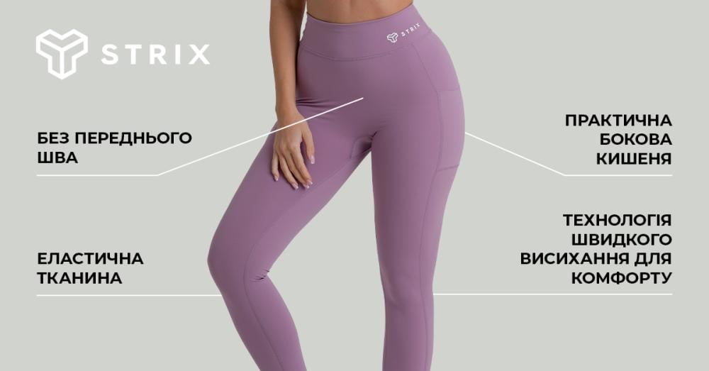 Жіночі легінси ZOA Black - STRIX