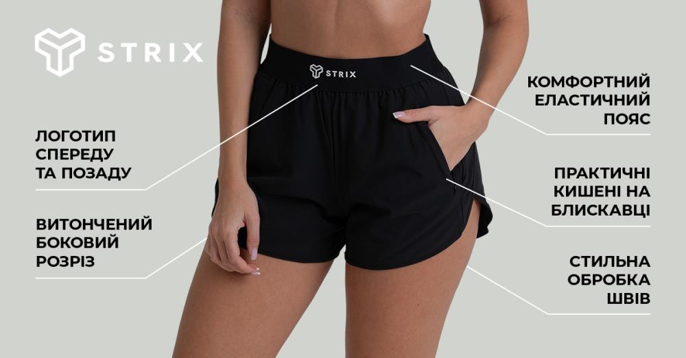 Жіночі шорти ZOA Black - STRIX