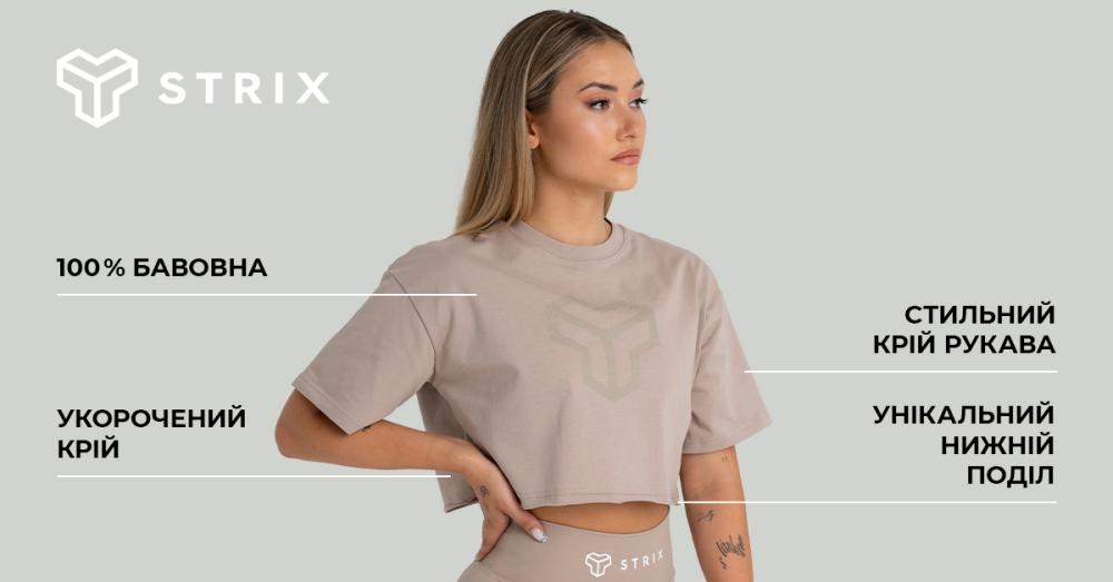 Жіночий кроп-топ Taupe - STRIX