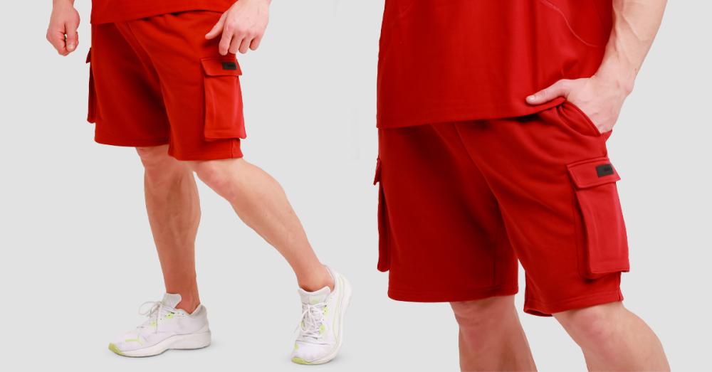 Шорти Utility Shorts Red - GymBeam