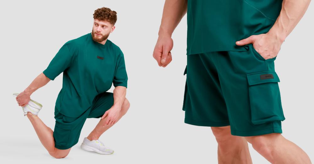 Шорти Utility Shorts Green - GymBeam
