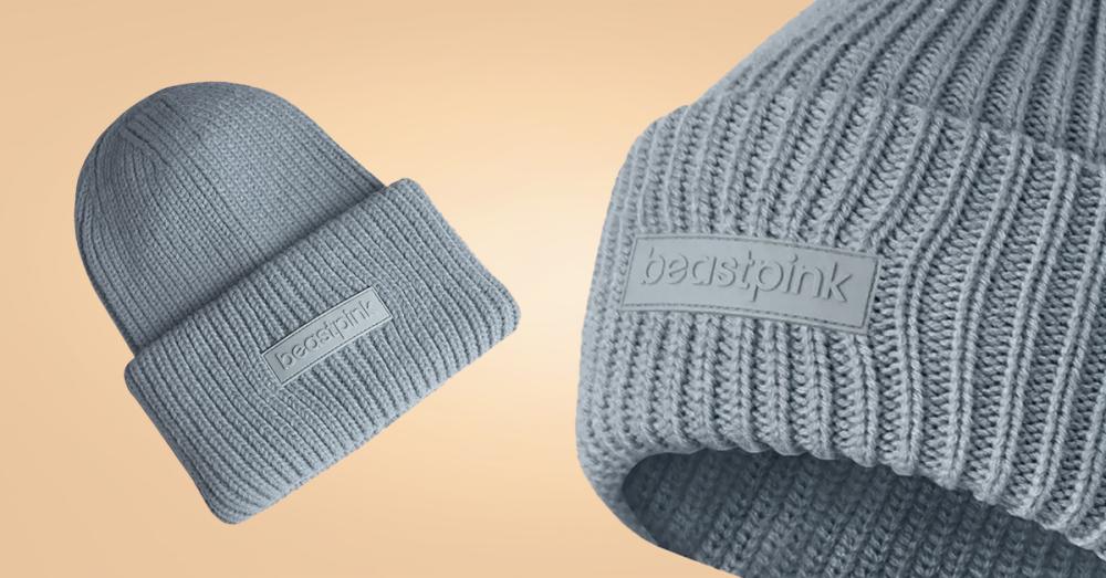 Winter Beanie Storm Blue - BeastPink