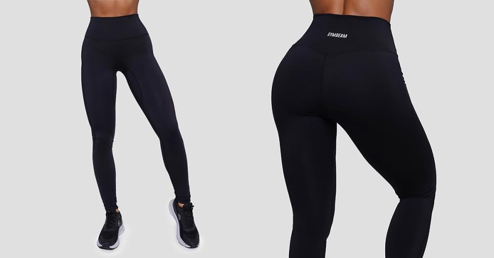 Жіночі легінси FIT Black - GymBeam