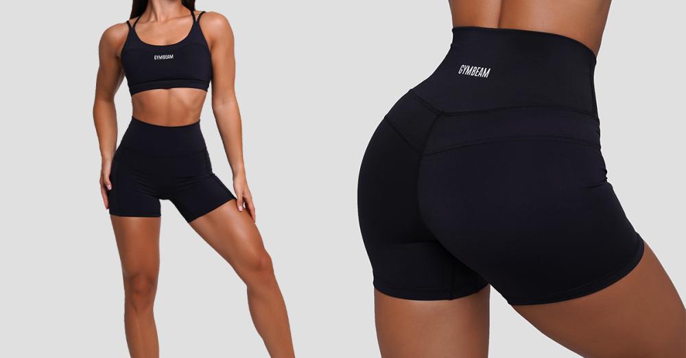 Женские шорты FIT Black - GymBeam