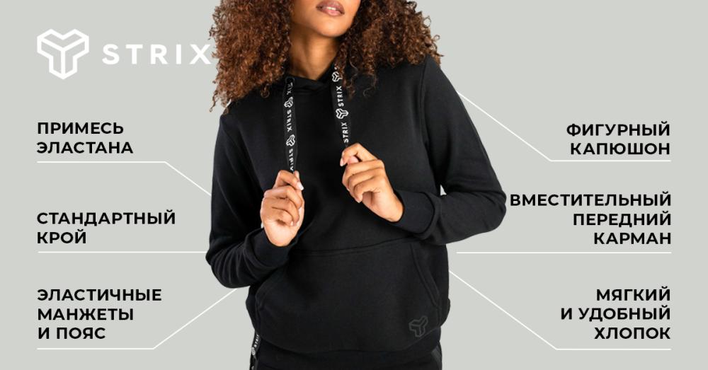 Women‘s Aster Hoodie Black - STRIX