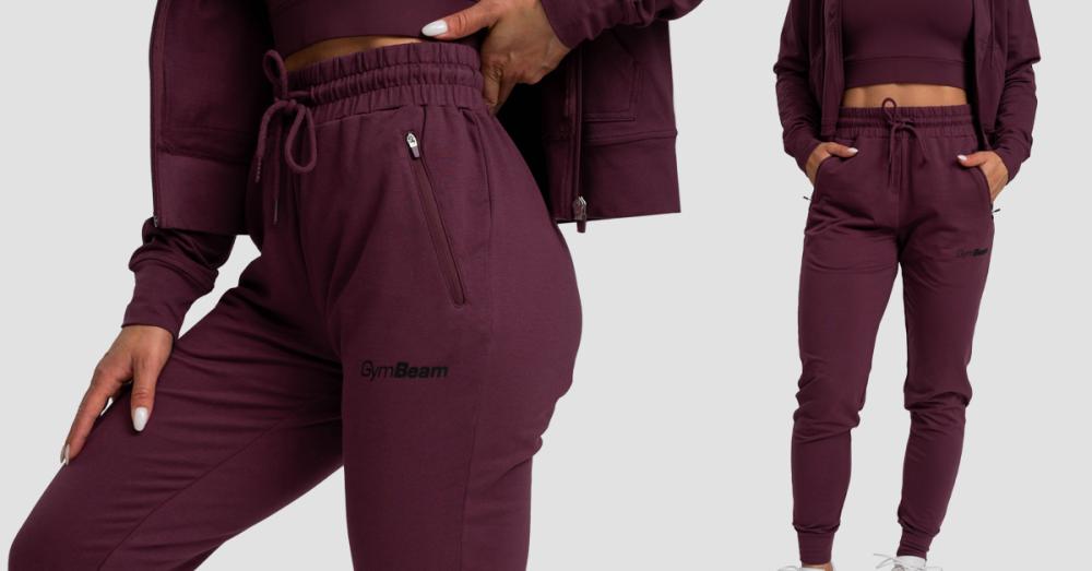 Women‘s TRN Joggers Eggplant - GymBeam