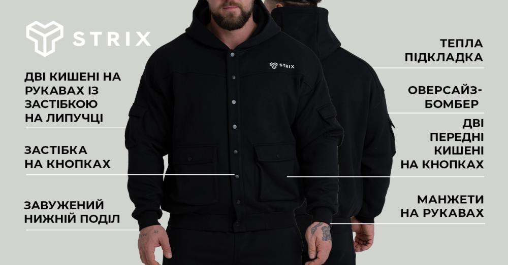 ZOA Relaxed Jacket Black - STRIX