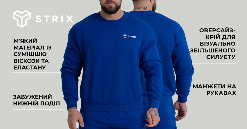 Світшот ZOA Relaxed Sweatshirt Black - STRIX